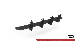 Street Pro Heckschürze Heck Ansatz Diffusor V.2 passend für VW Golf 8 GTI Clubsport rot