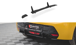 Street Pro Heckschürze Heck Ansatz Diffusor passend für Peugeot 208 Mk2 schwarz-rot