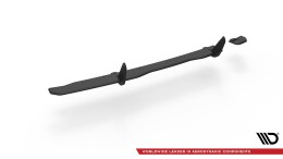 Street Pro Heckschürze Heck Ansatz Diffusor passend für Peugeot 208 Mk2 schwarz-rot