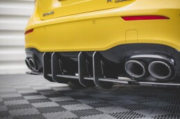Street Pro Street Pro Heckschürze Heck Ansatz Diffusor für Mercedes-AMG A45 S SCHWARZ-ROT