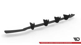 Street Pro Heckschürze Heck Ansatz Diffusor passend für VW Golf R-Line Mk 7 Facelift SCHWARZ