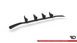 Street Pro Heckschürze Heck Ansatz Diffusor passend für VW Golf R-Line Mk 7 FL ROT