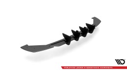 Street Pro Heck Ansatz Diffusor + Flaps passend für Seat Leon FR Hatchback Mk4 rot