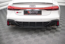 Street Pro Heckschürze Heck Ansatz Diffusor passend für Audi RS7 C8 / RS6 C8 SCHWARZ