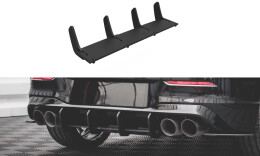 Street Pro Heckschürze Heck Ansatz Diffusor passend für VW Golf R Mk8 rot