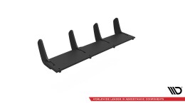 Street Pro Heckschürze Heck Ansatz Diffusor passend für VW Golf R Mk8 rot