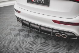 Street Pro Heckschürze Heck Ansatz Diffusor passend für Audi SQ5 Mk1 (8R) SCHWARZ