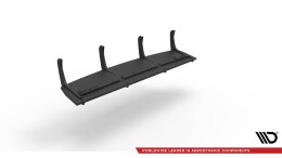 Street Pro Heckschürze Heck Ansatz Diffusor passend für Audi SQ5 Mk1 (8R) SCHWARZ