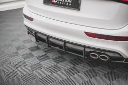 Street Pro Heckschürze Heck Ansatz Diffusor für Audi SQ5 Mk1 (8R) ROT