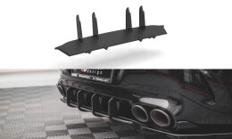 Street Pro Heckschürze Heck Ansatz Diffusor passend für Mercedes-AMG CLA 35 / 45 Aero C118 rot
