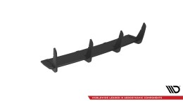 Street Pro Heckschürze Heck Ansatz Diffusor passend für Audi S3 8Y schwarz-rot