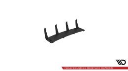 Street Pro Heckschürze Heck Ansatz Diffusor passend für Audi S3 8Y schwarz-rot