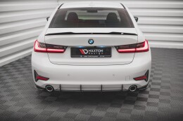 Street Pro Heckschürze Heck Ansatz Diffusor für BMW 3er G20 / G21 SCHWARZ-ROT