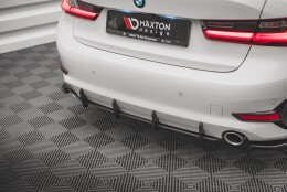 Street Pro Heckschürze Heck Ansatz Diffusor passend für BMW 3er G20 / G21 rot
