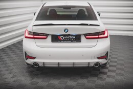 Street Pro Heckschürze Heck Ansatz Diffusor passend für BMW 3er G20 / G21 rot