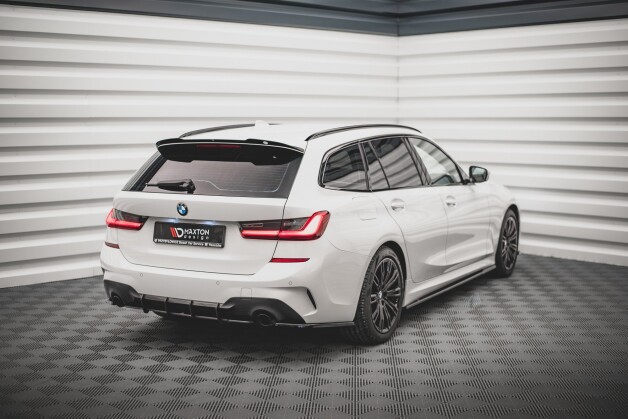 Street Pro Heckschürze Heck Ansatz Diffusor passend für BMW 3er G20 / G21 M-Paket rot