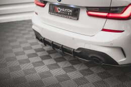 Street Pro Heckschürze Heck Ansatz Diffusor passend für BMW 3er G20 / G21 M-Paket rot