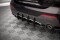 Street Pro Heckschürze Heck Ansatz Diffusor passend für BMW 4er M-Paket G22 schwarz-rot