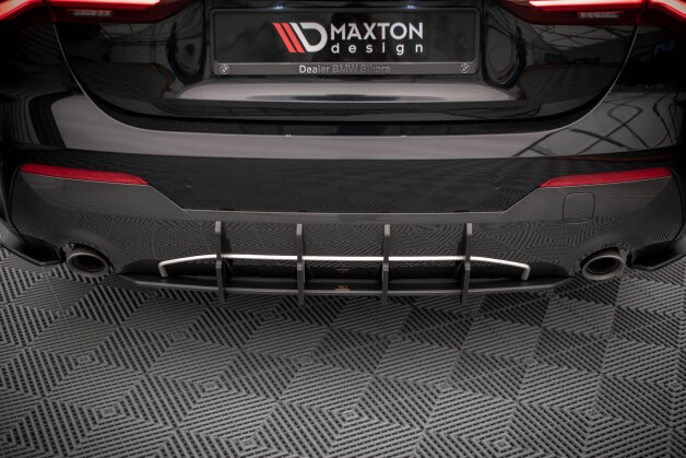 Street Pro Heckschürze Heck Ansatz Diffusor passend für BMW 4er M-Paket G22 rot
