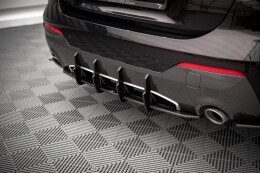 Street Pro Heckschürze Heck Ansatz Diffusor für BMW 4er M-Paket G22 ROT