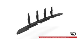 Street Pro Heckschürze Heck Ansatz Diffusor passend für BMW 4er M-Paket G22 rot