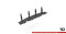 Street Pro Heckschürze Heck Ansatz Diffusor passend für Infiniti Q60 S Mk2 SCHWARZ