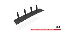 Street Pro Heckschürze Heck Ansatz Diffusor passend für Hyundai I30 N Hatchback Mk3 FL schwarz-rot