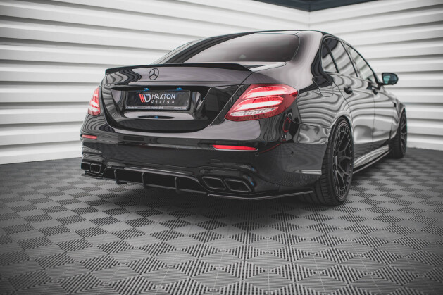 Street Pro Heckschürze Heck Ansatz Diffusor für Mercedes-Benz E63 AMG Kombi/Sedan S213/W213 rot