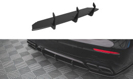 Street Pro Heckschürze Heck Ansatz Diffusor passend für Mercedes-Benz E63 AMG Kombi/Sedan S213/W213 rot