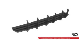 Street Pro Heckschürze Heck Ansatz Diffusor passend für Audi SQ7 /Q7 S-Line Mk2 (4M) FL ohne AHK ROT