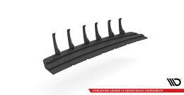 Street Pro Heckschürze Heck Ansatz Diffusor passend für Audi SQ7 /Q7 S-Line Mk2 (4M) FL ohne AHK ROT