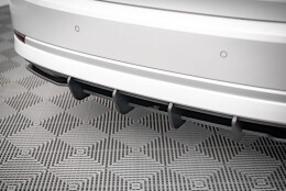 Street Pro Heckschürze Heck Ansatz Diffusor passend für Skoda Octavia Mk4 SCHWARZ