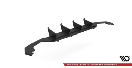 Street Pro Heckschürze Heck Ansatz Diffusor passend für Skoda Octavia Mk4 SCHWARZ