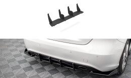 Street Pro Heckschürze Heck Ansatz Diffusor passend für Mercedes-Benz A W176 SCHWARZ