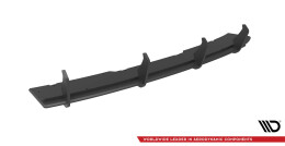 Street Pro Heckschürze Heck Ansatz Diffusor passend für Audi A4 Avant B9 schwarz-rot