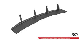 Street Pro Heckschürze Heck Ansatz Diffusor passend für Audi A4 Avant B9 schwarz-rot
