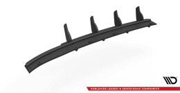 Street Pro Heckschürze Heck Ansatz Diffusor passend für Seat Leon FR Sportstourer Mk3 SCHWARZ