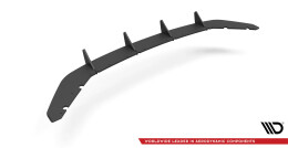 Street Pro Heckschürze Heck Ansatz Diffusor passend für Seat Leon Hatchback Mk3 schwarz-rot