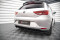Street Pro Heckschürze Heck Ansatz Diffusor passend für Seat Leon Hatchback Mk3 schwarz-rot