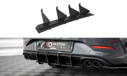 Street Pro Heckschürze Heck Ansatz Diffusor passend für Cupra Leon ST SCHWARZ