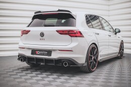 Street Pro Heckschürze Heck Ansatz Diffusor V.1 für VW Golf 8 GTI