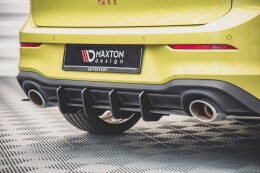 Street Pro Heckschürze Heck Ansatz Diffusor V.1 für VW Golf 8 GTI Clubsport