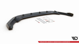 Cup Spoilerlippe Front Ansatz V.4 passend für VW Golf R / R-Line Mk7 schwarz Hochglanz