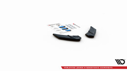 Heck Ansatz Flaps Diffusor V.3 passend für VW Golf R Mk7 schwarz Hochglanz