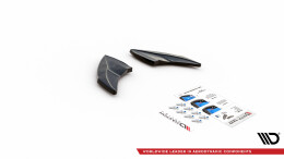 Heck Ansatz Flaps Diffusor V.4 für VW Golf R Mk7 schwarz Hochglanz