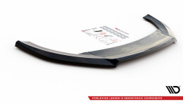 Cup Spoilerlippe Front Ansatz V.2 passend für Cupra Leon Mk1 schwarz Hochglanz