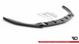 Cup Spoilerlippe Front Ansatz V.5 passend für Mercedes A35 AMG / AMG-Line W177 schwarz Hochglanz