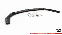 Cup Spoilerlippe Front Ansatz V.5 passend für Mercedes A35 AMG / AMG-Line W177 schwarz Hochglanz