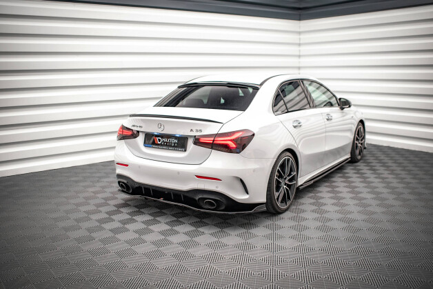 Heckscheiben Dach Spoiler passend für Mercedes A AMG-Line / A35 Limo V177 schwarz Hochglanz