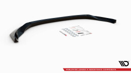 Cup Spoilerlippe Front Ansatz V.1 passend für Nissan 370Z Facelift schwarz Hochglanz